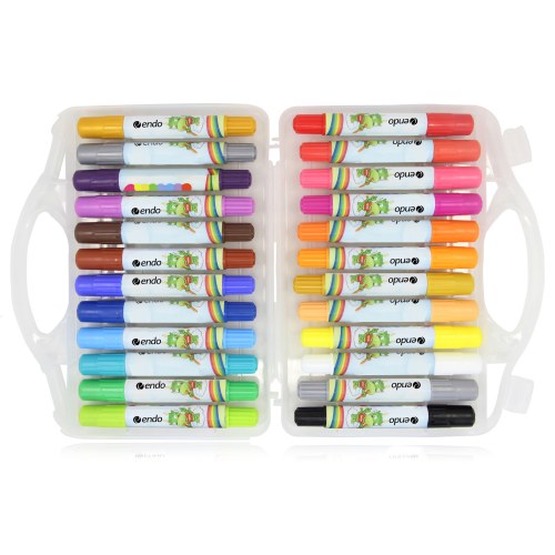 24 Crayons Coloring Pack Set