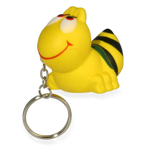 Bee Anti Stress Ball Keychain