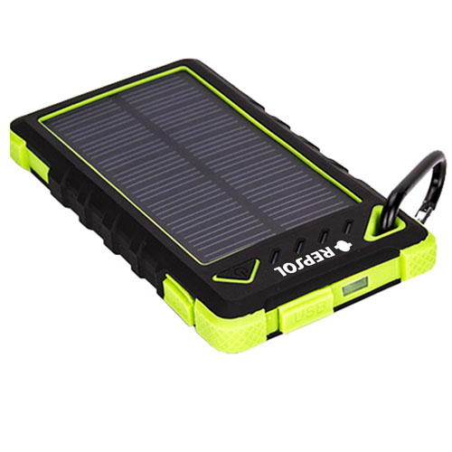 Silicone Protection Waterproof Solar Power Bank