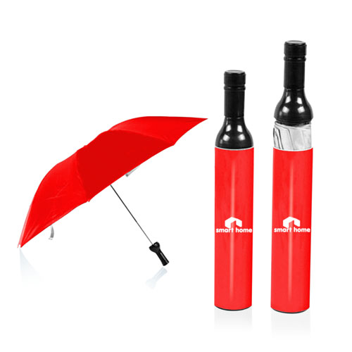 Three Folding Wine Bottle Umbrella