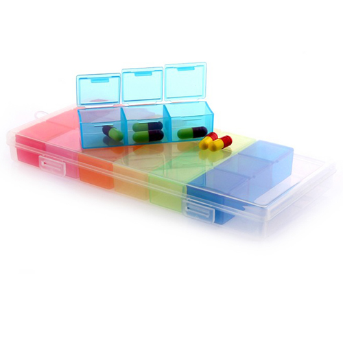 21 Slot Pill Medicine Box Set