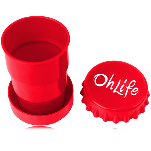 Bottle Opener Folding Cup