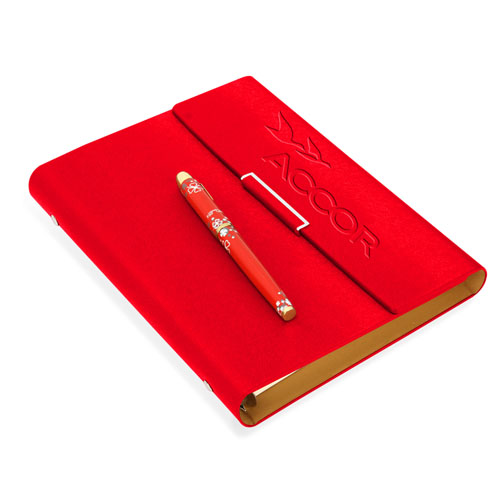 Executive Hardcover Notebook With Pen
