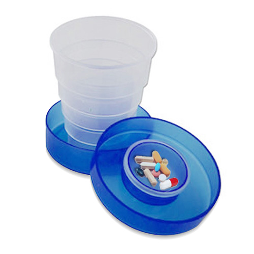 Foldable Collapsible Pill Cup