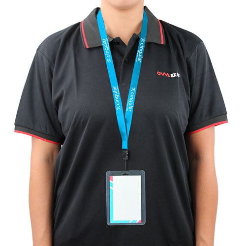 Polyester Lanyard With Cell Phone Attachment