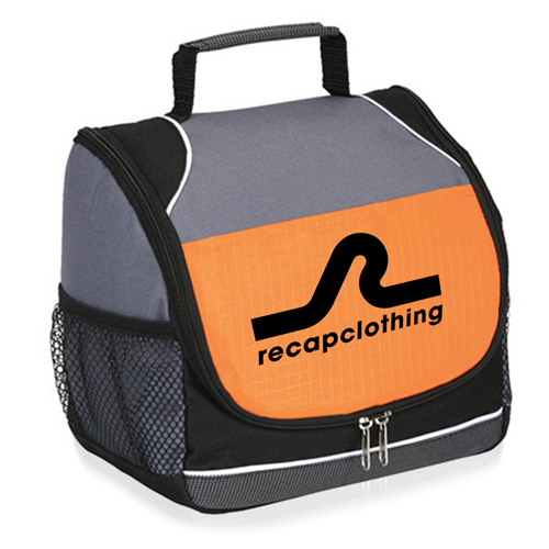Reflective Lunch Bag with Side Pocket