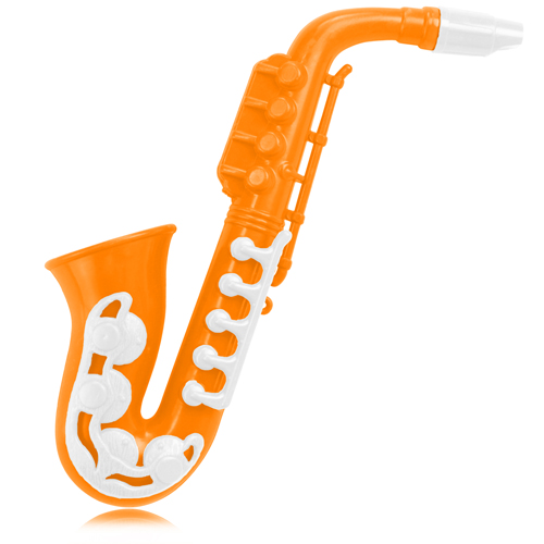 Saxophone Shape Plastic Whistle